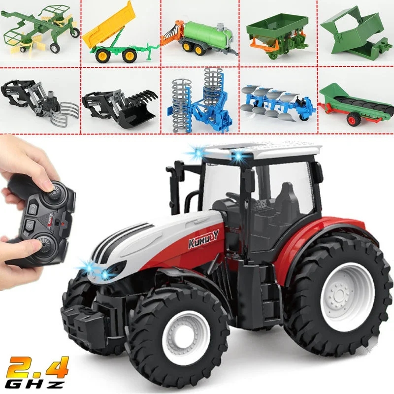 1/24 2.4G RC Boer Auto Speelgo - Tractor Implement recensie en prijs