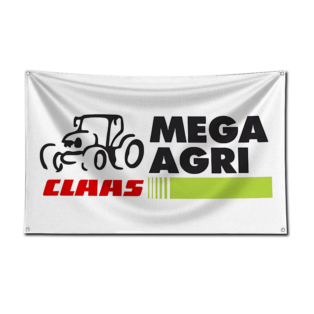 Tractor- en maaidorser-vlag, g - Farming Agriculture Logo recensie en prijs