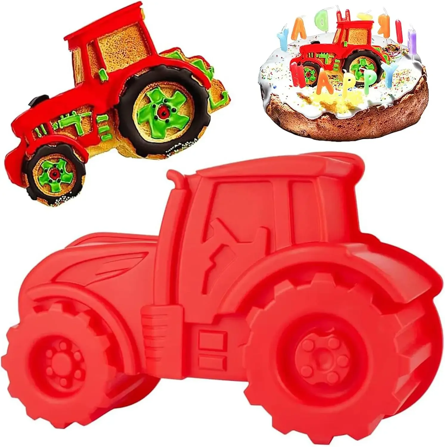 3D Tractor Siliconen Bakvormen - Tractor Implement recensie en prijs