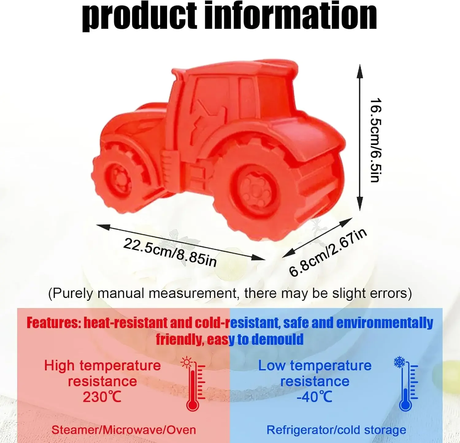 3D Tractor Siliconen Bakvormen - Tractor Implement recensie en prijs